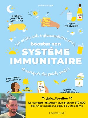 cover image of 50 gestes anti-inflammatoires pour booster son système immunitaire